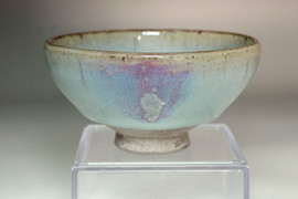 Chinese Song Jun Ware Sky Blue Purple Splash Bowl #5548