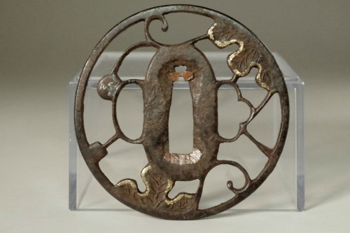 sale: Tsuba - Antique Japanese samurai sword guard