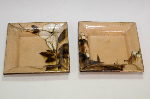 sale: Ogata Kanzan (1663-1743) Set of 2 antique painted plates