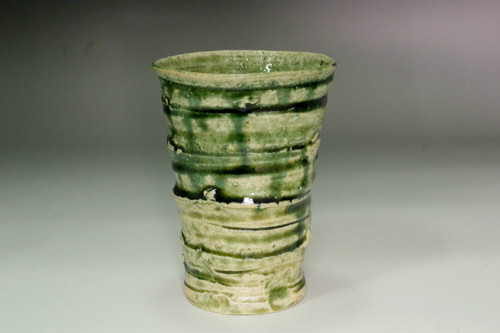 Suzuki Goro (1941- ) Japanese ORIBE Glazed Tumbler #5347