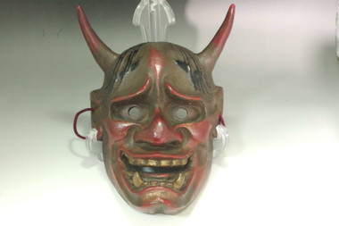 Antique Japanese Dry-Lacquer Hannya Mask #5292