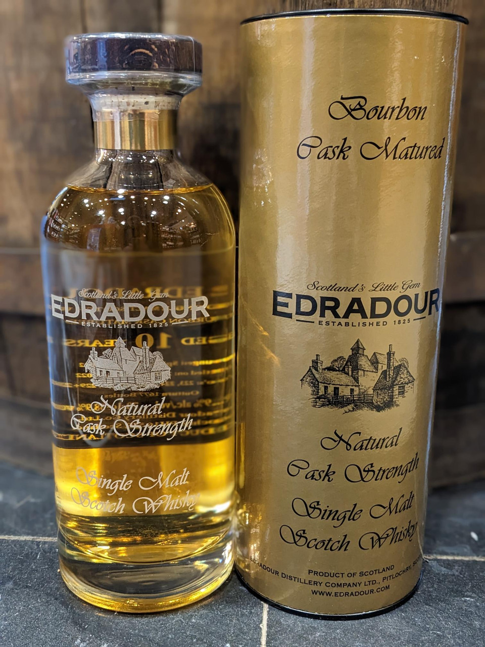 EDRADOUR NATURAL CS IBISCO BOURBON 58.9% 700 ML - Keg n Cork Liquor ...