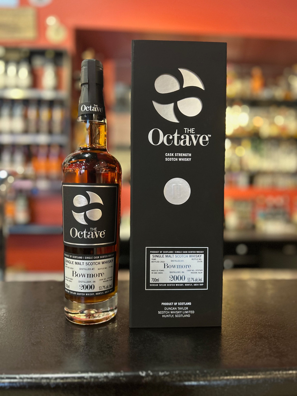 DUNCAN TAYLOR 2000 OCTAVE BOWMORE 700 ML - Keg n Cork Liquor