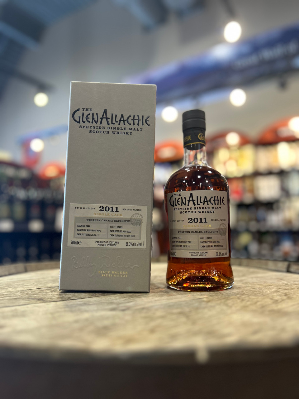 GLENALLACHIE 2011 RUBY PORT PIPE 700 ML - Keg n Cork Liquor