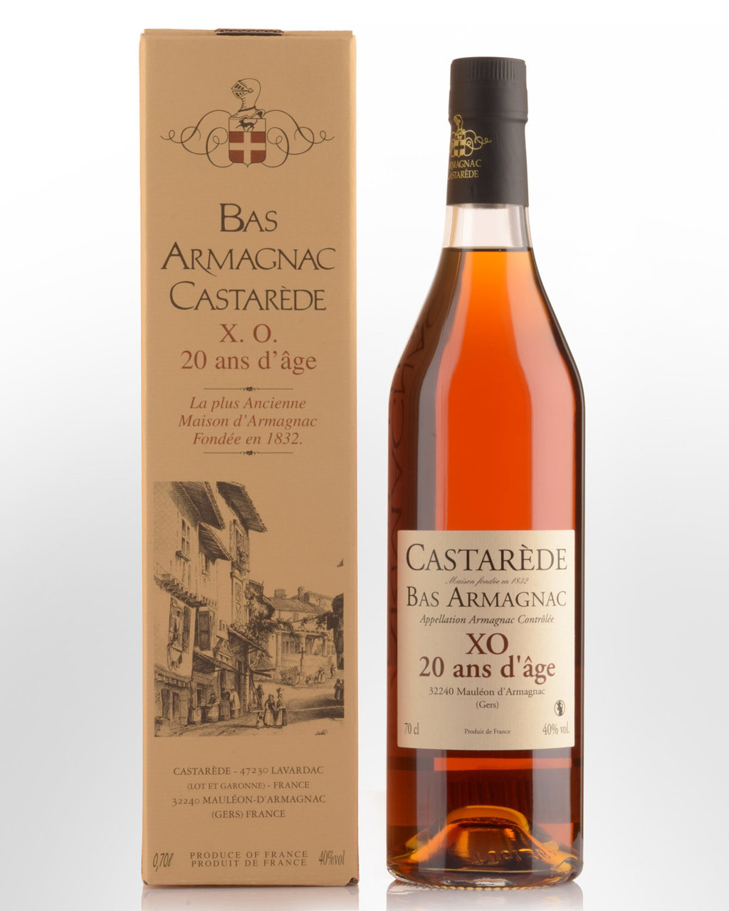 CASTAREDE XO ARMAGNAC 700 ML - Keg n Cork Liquor Company Ltd.