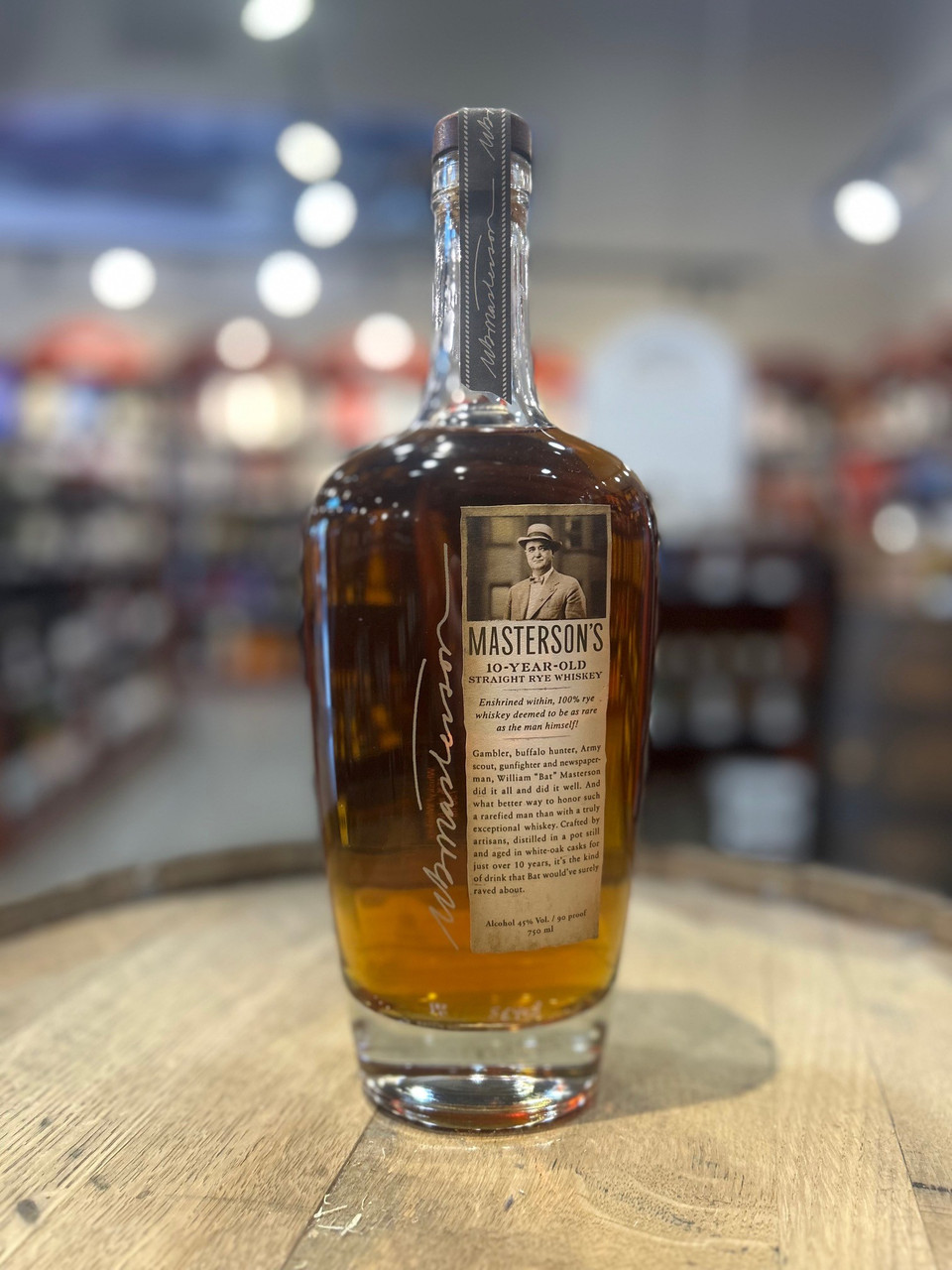MASTERSONS 10 YO STRAIGHT RYE 750 ML - Keg n Cork Liquor Company Ltd.