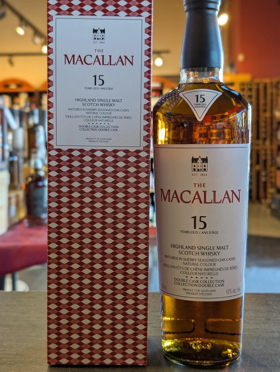 MACALLAN DOUBLE CASK 15 YO 750 ML - Keg n Cork Liquor Company Ltd