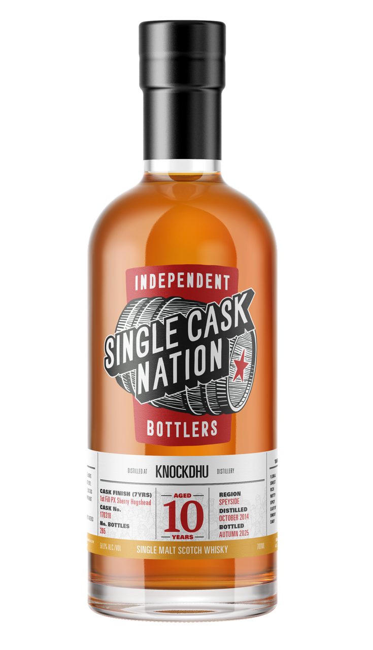 SINGLE CASK NATION KNOCKDHU 10 YO 700 ML - Keg n Cork Liquor