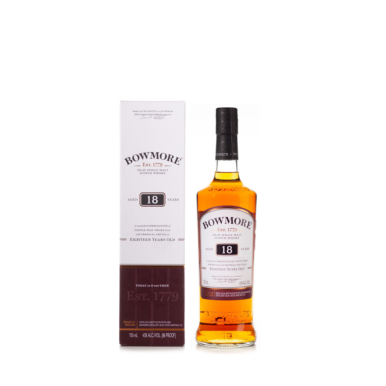 BOWMORE 18 YO 750 ML - Keg n Cork Liquor Company Ltd.