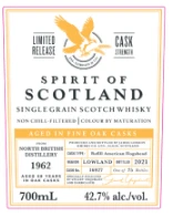G&M SPIRIT OF SCOTLAND #16927 NORTH BRITISH 1962 700 ML