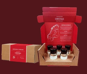 DRINKS BY THE DRAM THE CHRISTMAS WHISKY DISCOVERY SET 5 x 30 ML
