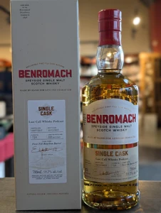 LAST CALL WHISKY PODCAST BENROMACH 2015 BOURBON BARREL SINGLE CASK #725 700 ML
