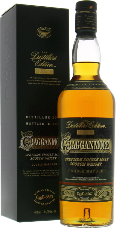 CRAGGANMORE DISTILLERS EDITION 750ML