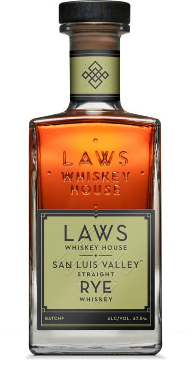 LAWS SAN LUIS VALLEY STRAIGHT RYE WHISKEY 750 ML