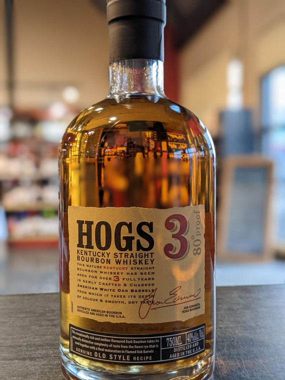 HOGS 3 BOURBON 750 ML