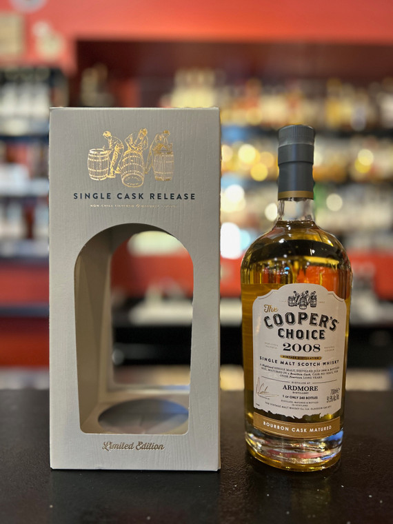 COOPERS CHOICE ARDMORE 2008 14 YO BOURBON 700 ML