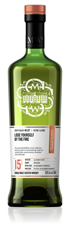 SMWS 46.137 LOSE YOURSELF BY THE FIRE 700 ML