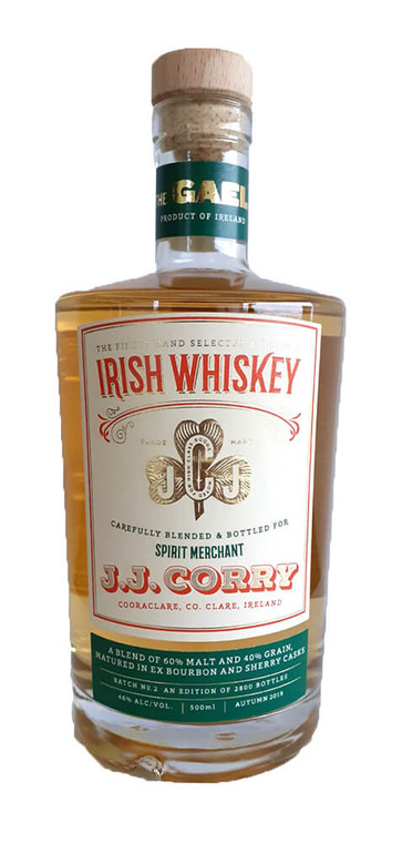 JJ CORRY  THE GAEL IRISH WHISKEY 750 ML