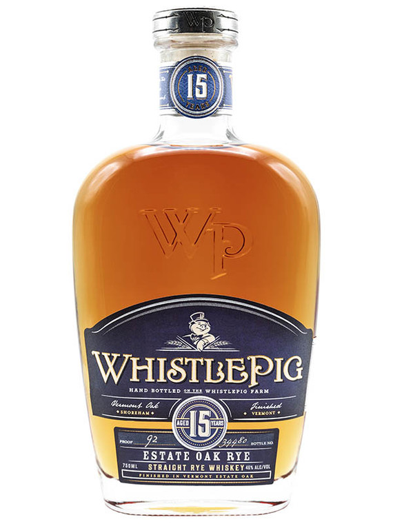 WHISTLEPIG 15 YO STRAIGHT RYE WHISKY 750 ML