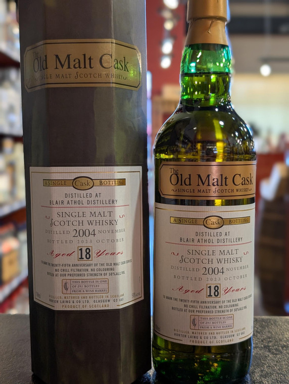 OLD MALT CASK BLAIR ATHOL 2004 18 YO 700 ML
