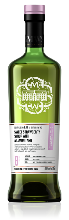 SMWS 8.46 SWEET STRAWBERRY SYRUP WITH A LEMON TANG 700 ML