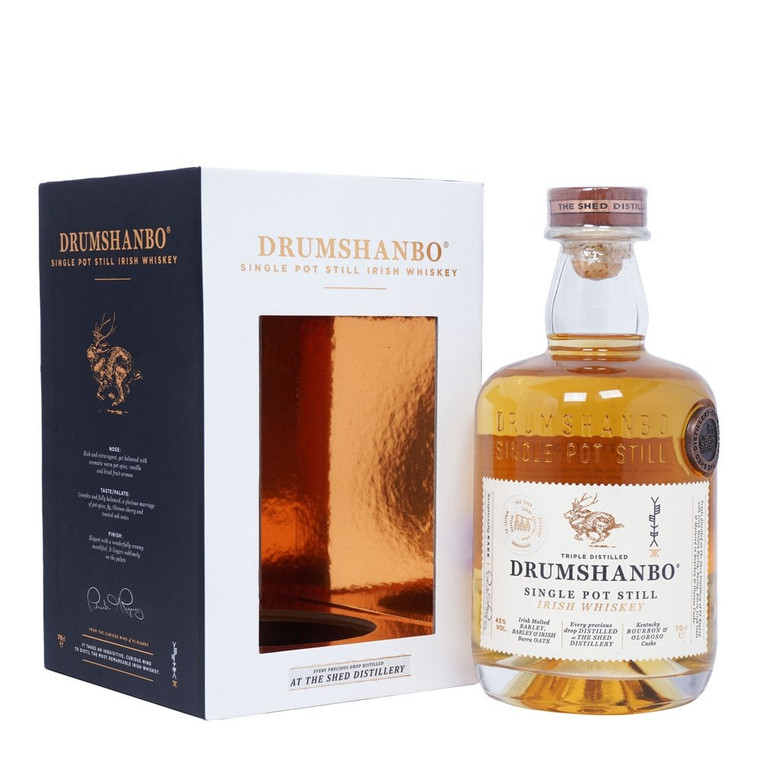 DRUMSHANBO SINGLE POT IRISH WHISKEY 700 ML