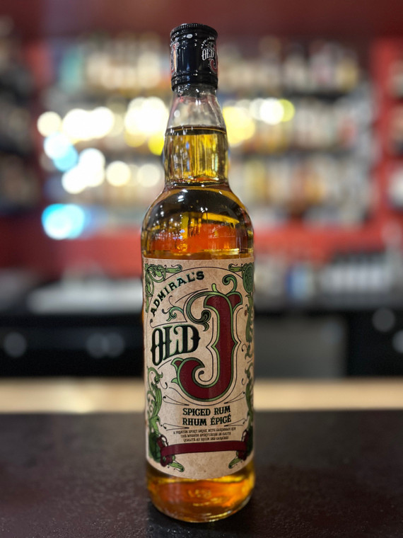 ADMIRAL'S OLD J SPICED RUM 750 ML