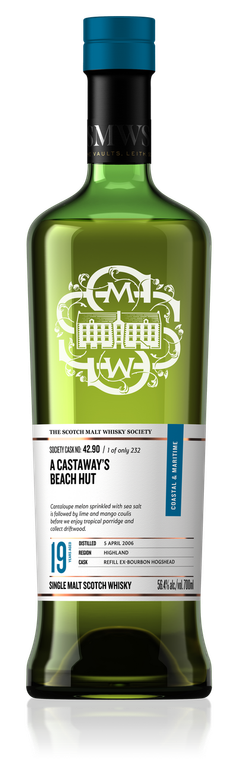 SMWS 42.90 A CASTAWAY'S BEACH HUT 700 ML