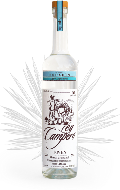 REY CAMPERO ESPADIN MEZCAL 750 ML
