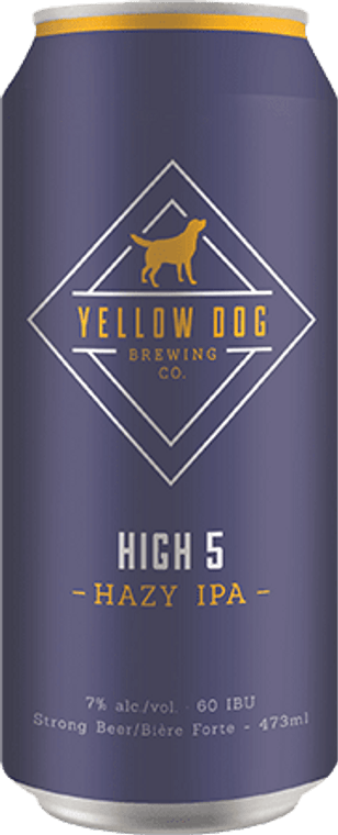 YELLOW DOG HIGH 5 HAZY IPA 473 ML CAN