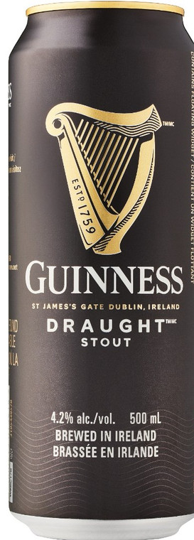 GUINNESS PUB DRAUGHT 500 ML CAN