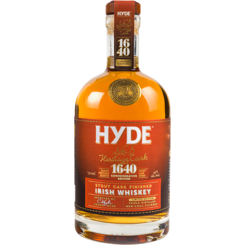 HYDE 1640 STOUT FINISH IRISH WHISKEY 700 ML - Keg n Cork Liquor