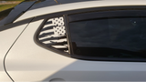 KIA Optima with American Flag Decal