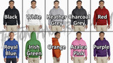 Anonymous Calibrations Hoodies Color Chart