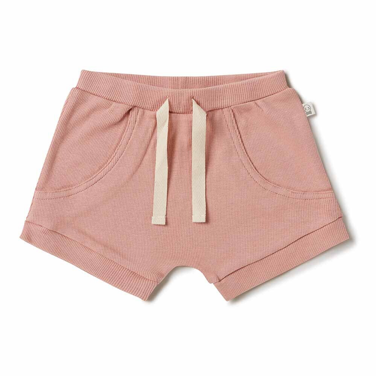 SNUGGLE HUNNY KIDS ROSE ORGANIC SHORTS