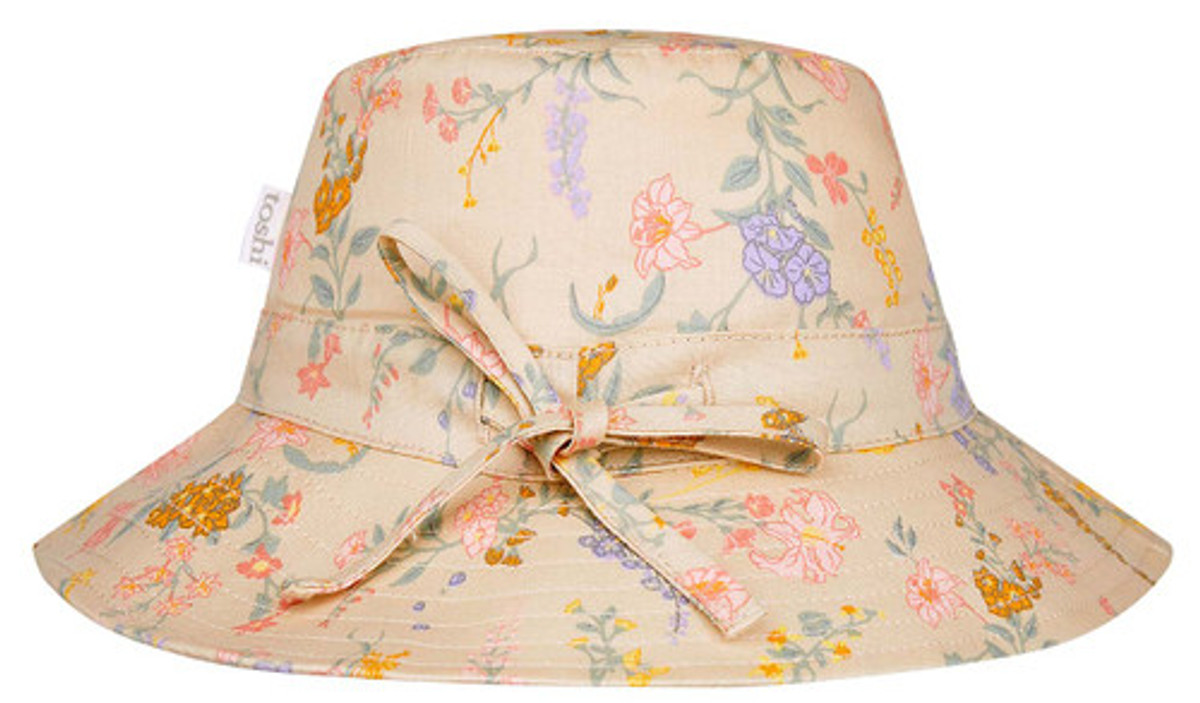TOSHI PLAYTIME SUN HAT ISABELLE ALMOND