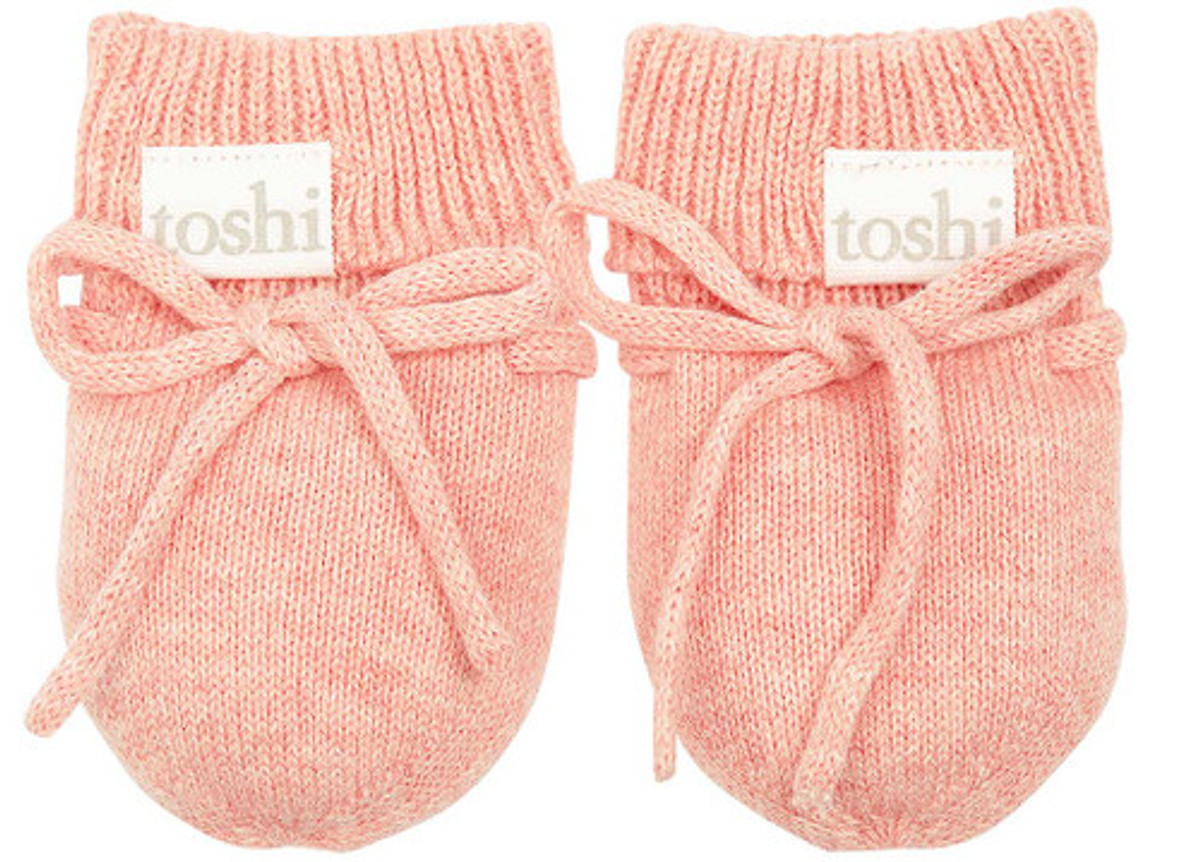 TOSHI ORGANIC MITTENS MARLEY BLOSSOM