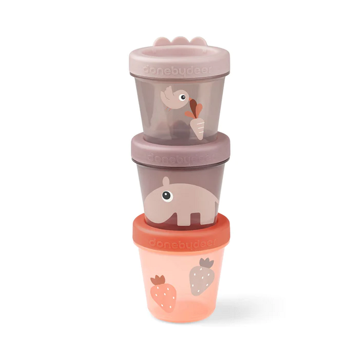 DONE BY DEER BABY FOOD CONTAINER 3-PIECE OZZO POWDER