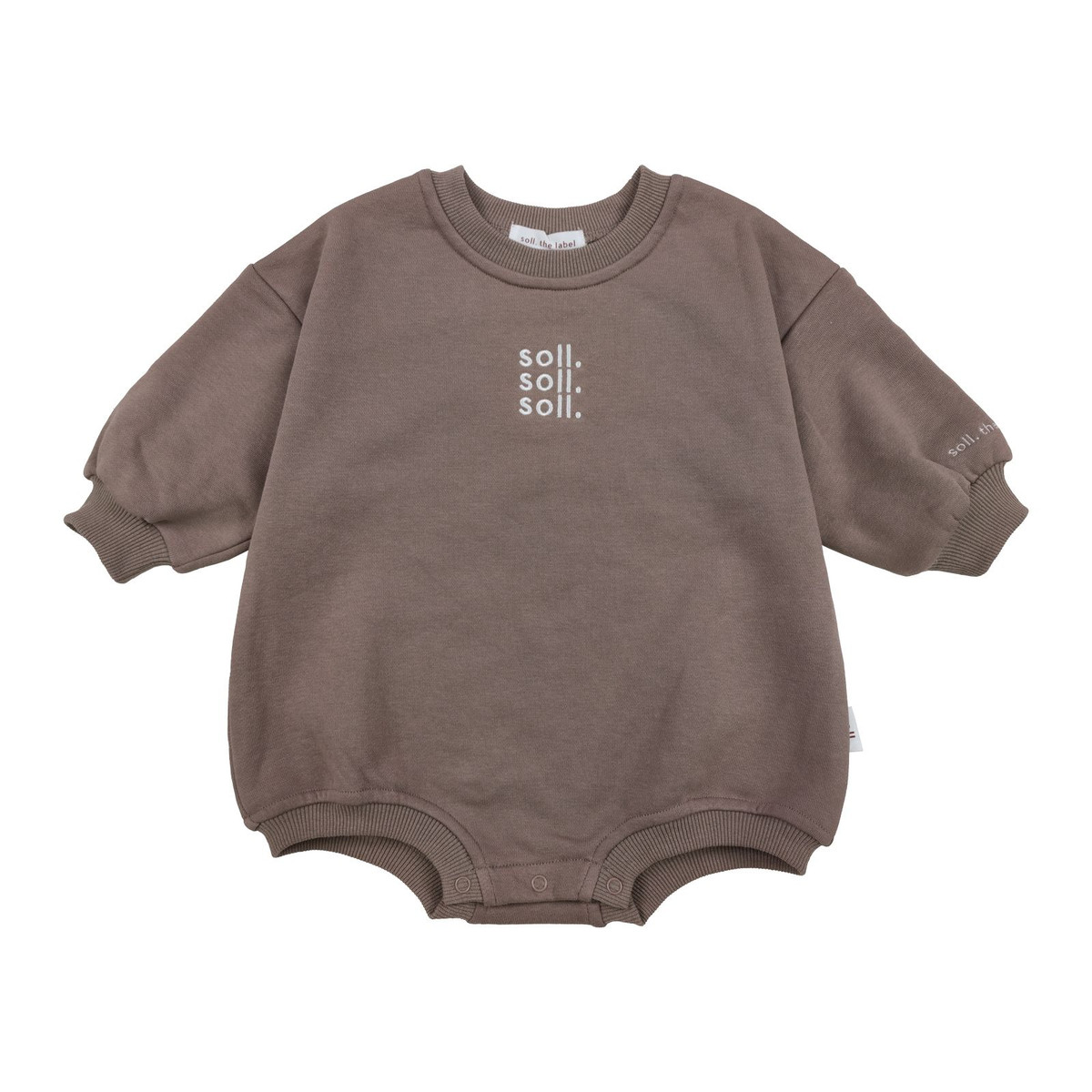 SOLL FRENCH TERRY ONESIE - LATTE