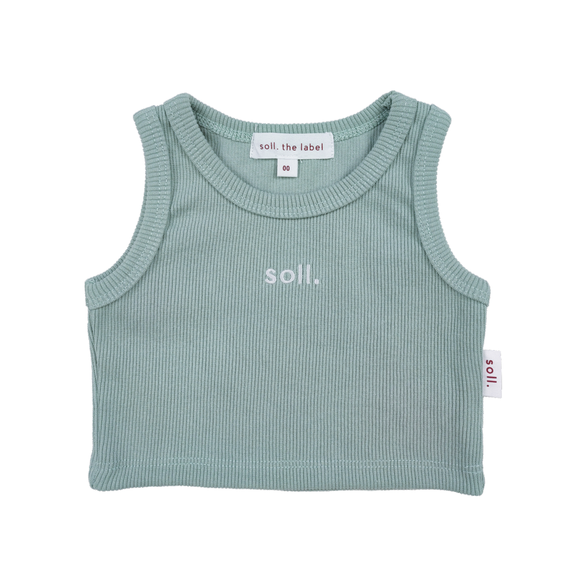 SOLL COTTON SINGLET -SAGE