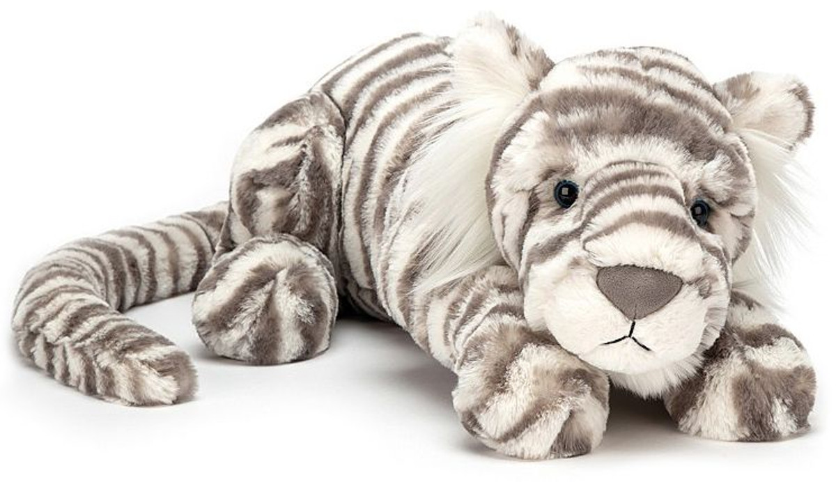 JELLYCAT SACHA SNOW TIGER