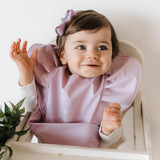 SNUGGLE HUNNY KIDS SNUGGLE BIB WATERPROOF - LAVENDER