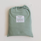 SNUGGLE HUNNY KIDS FITTED COT SHEET -  SAGE