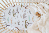 SNUGGLE HUNNY KIDS BASSINET SHEET / CHANGE PAD COVER - SAFARI 