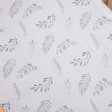 SNUGGLE HUNNY KIDS BASSINET SHEET / CHANGE PAD COVER - WILD FERN 