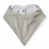 SNUGGLE HUNNY KIDS DRIBBLE BIB - GREY MARLE