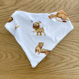 SNUGGLE HUNNY KIDS DRIBBLE BIB - LION