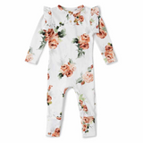 SNUGGLE HUNNY KIDS ROSEBUD ORGANIC GROWSUIT