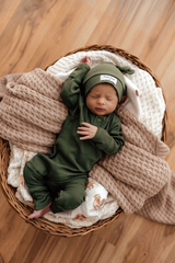 SNUGGLE HUNNY KIDS - OLIVE GROWSUIT