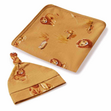 SNUGGLE HUNNY KIDS BABY JERSEY WRAP & BEANIE SET - ROAR